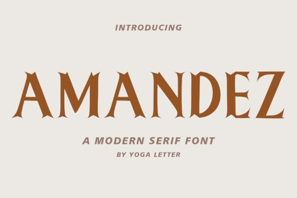 Amandez: A Modern Sans Serif Font for Editorial Design