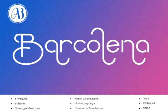 Barcolena Font: A Modern Typeface for Small Business Branding