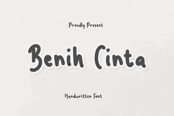 Benih Cinta: A Handwritten Sans Serif Font for Branding