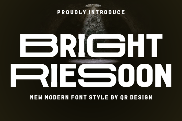 Bright Riesoon: A Bold Sans Serif Font for Modern Brands