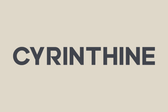 Cyrinthine: A Modern Sans Serif Font for Web Design