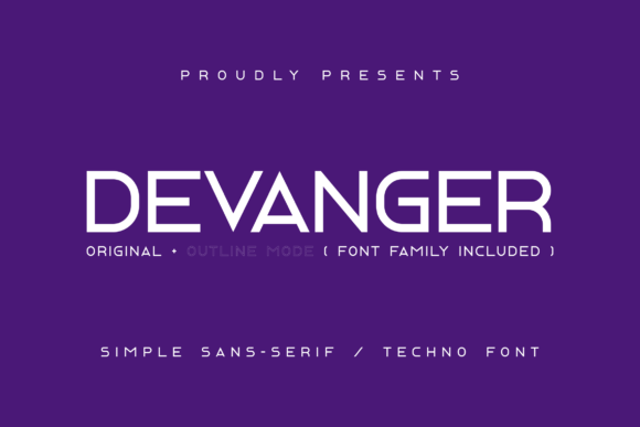 Devanger Font: Modern Branding for Small Business