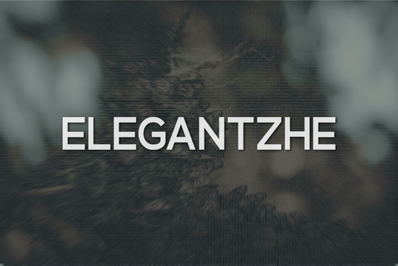Elegantzhe: A Versatile Sans Serif Typeface for Web Design
