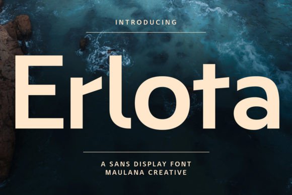 Erlota: The Quirky Sans Serif Font for Modern Brands