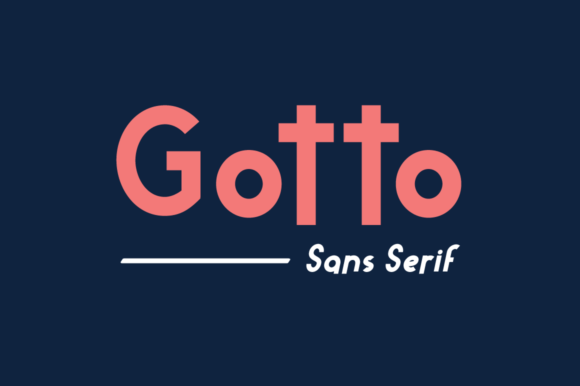 Gotto: A Modern Sans Serif Font for Elegant Branding