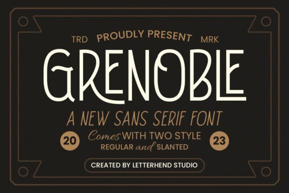 Grenoble: The Modern Sans Serif Font for Elegant Branding