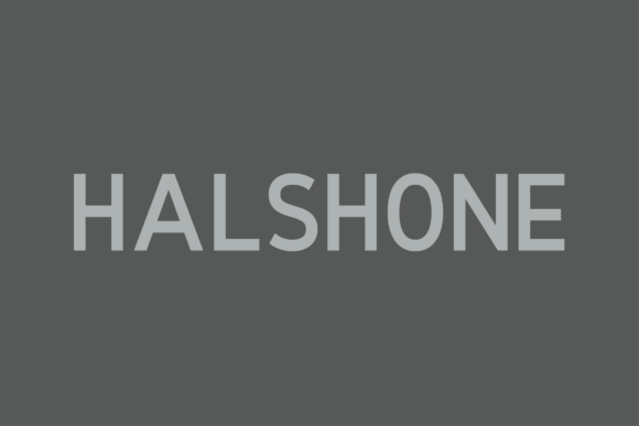 Halshone Typeface for Modern Web Design
