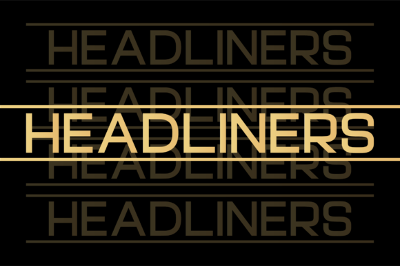 Headliners Font for Modern Craft Branding