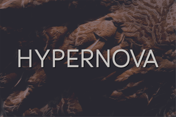 Hypernova: A Modern Sans Serif Font for Editorial Design