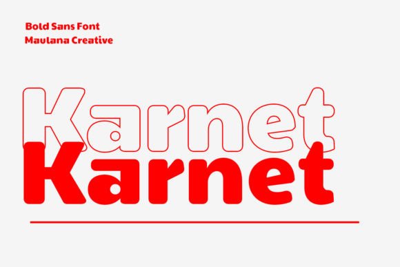 Karnet Font: The Modern Sans Serif for Crafters