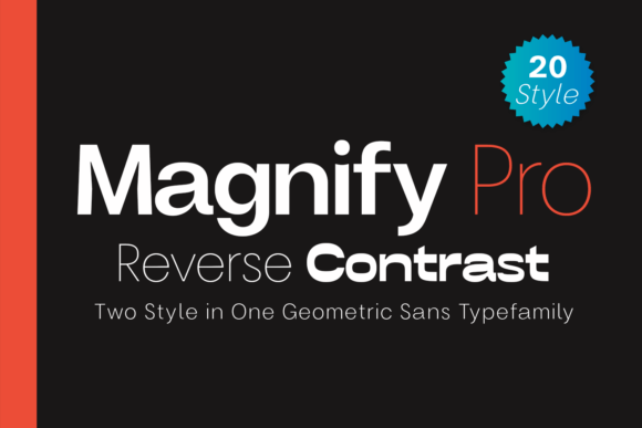 Magnify Pro: A Modern Typeface for Editorial Design