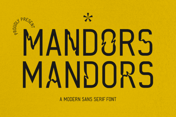 Mandors: A Modern Sans Serif Typeface for Elegant Branding