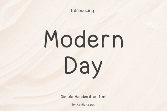 Modern Day Font for Clean Business Branding