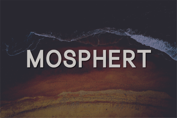 Mosphert: A Modern Sans Serif Font for Web Design