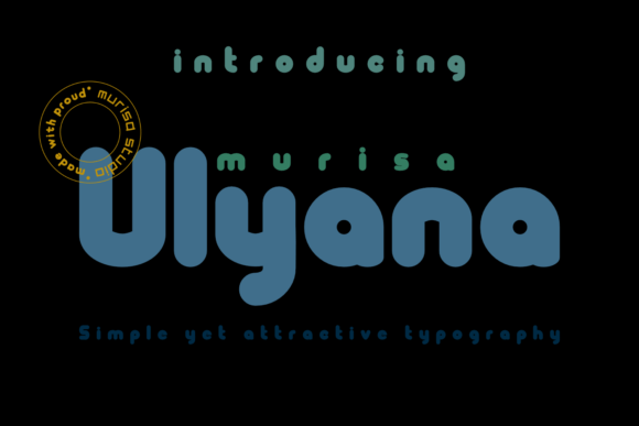 Murisa Ulyana Font for Cheerful Business Branding