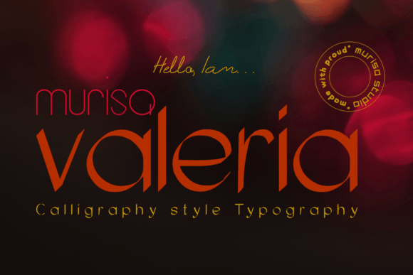 Murisa Valeria: A Sans Serif Font for Digital Design