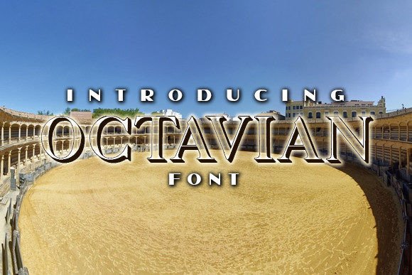 Octavian: A Bold 3D Sans Serif Typeface for Modern Brands