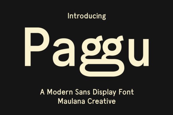 Paggu Font: Quirky Sans Serif for Makers