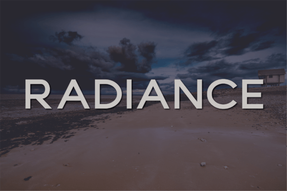 Radiance Font: Modern Elegance for Editorial Design