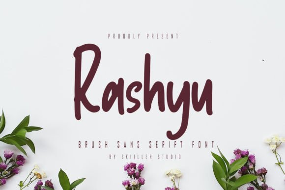 Rashyu: A Modern Paint Sans Serif Font for Bold Web Design