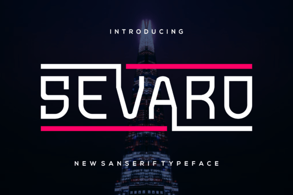 Sevaro Font: Modern Sans Serif for Web Design