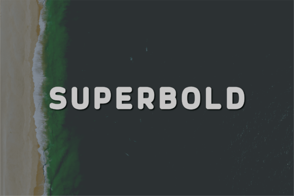 Superbold Typeface for Modern Web Design