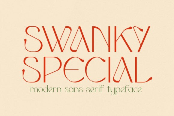 Swanky Special Typeface for Premium Branding