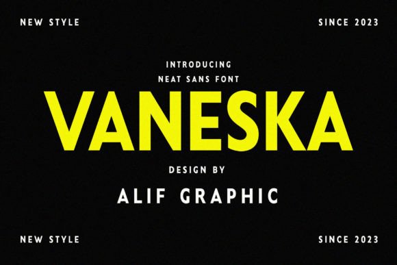 Vaneska Font Review: Elevating Small Business Branding