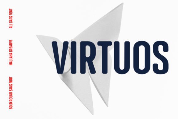 Virtuos Font: Bold Sans Serif for Crafters